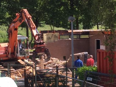 Sloop oude gebouw